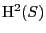 $ \mathrm{H}^2(S)$