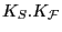 $ K_S.K_{\mathcal{F}}$